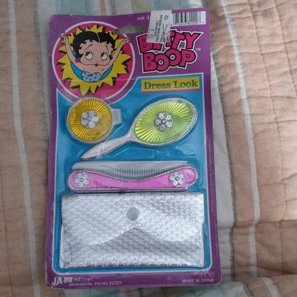 Vintage Betty Boop Kids Bundle Toy Set - NOS - 1990s King Features Syndicate